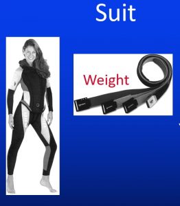 Weight and thickness of Wetsuit