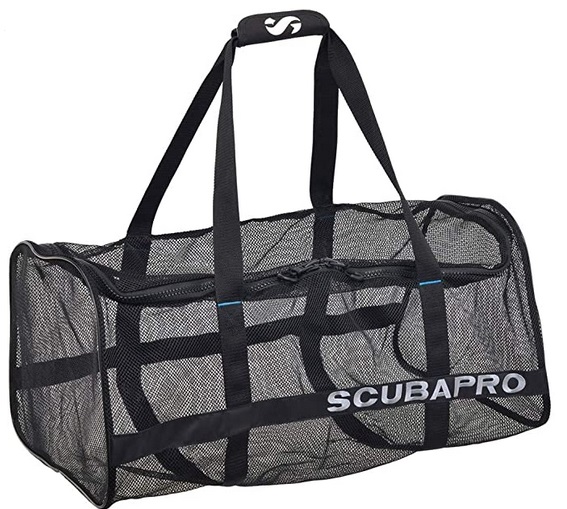 Dive Gear Bag 3 Colors Outdoor Portable Scuba Diving Mesh Gear Bag Mesh Dive Bag Package with Buckle 