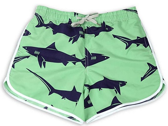 Women Beach shorts shark