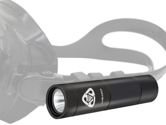 Scuba Diving Torch on mask